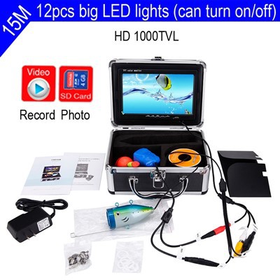 Full HD -defibition Underwater Fish Finder med DVR